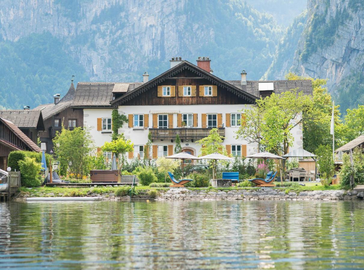 Glueck Am See - Apartment Mit Seezugang Hallstatt Exteriör bild