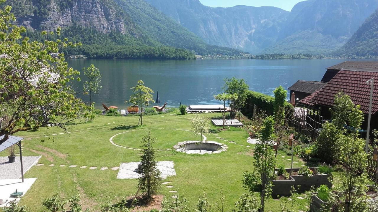 Glueck Am See - Apartment Mit Seezugang Hallstatt Exteriör bild