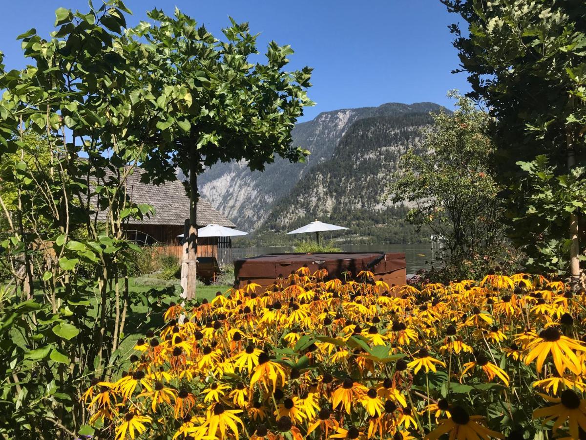 Glueck Am See - Apartment Mit Seezugang Hallstatt Exteriör bild