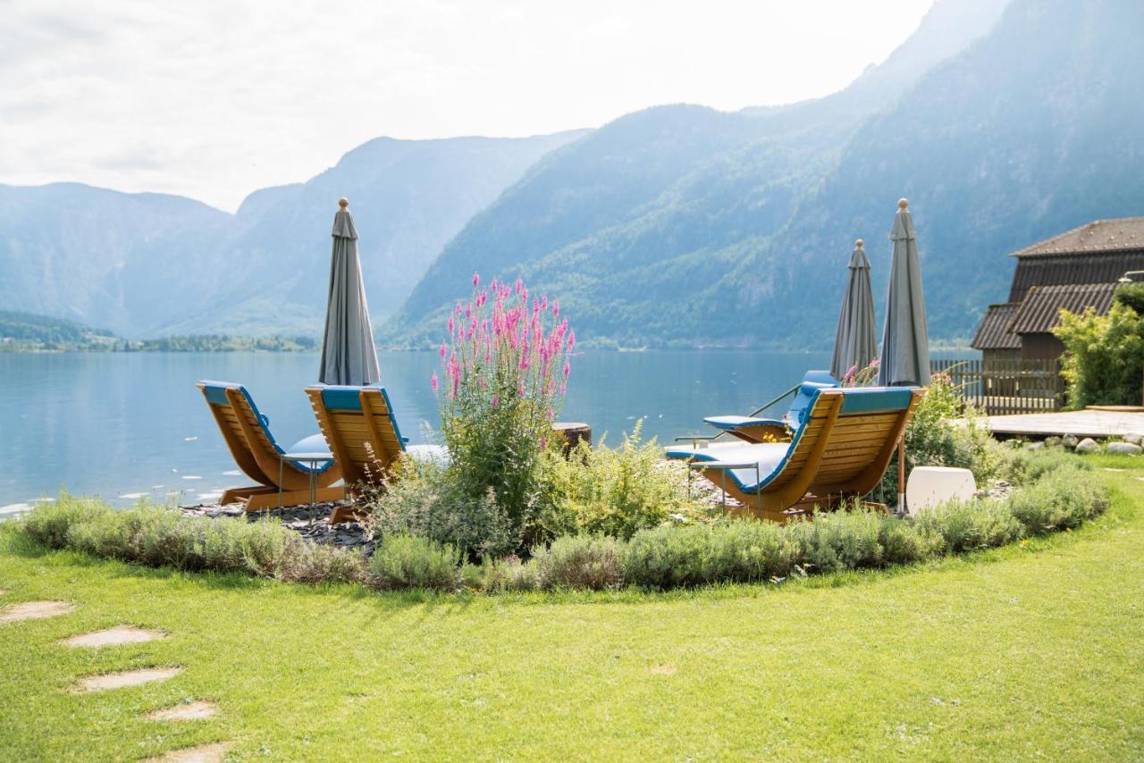 Glueck Am See - Apartment Mit Seezugang Hallstatt Exteriör bild